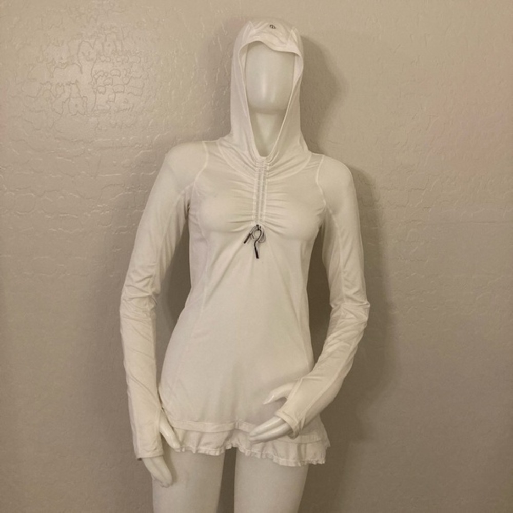 Lululemon Run: In The Sun Pullover White Size 4